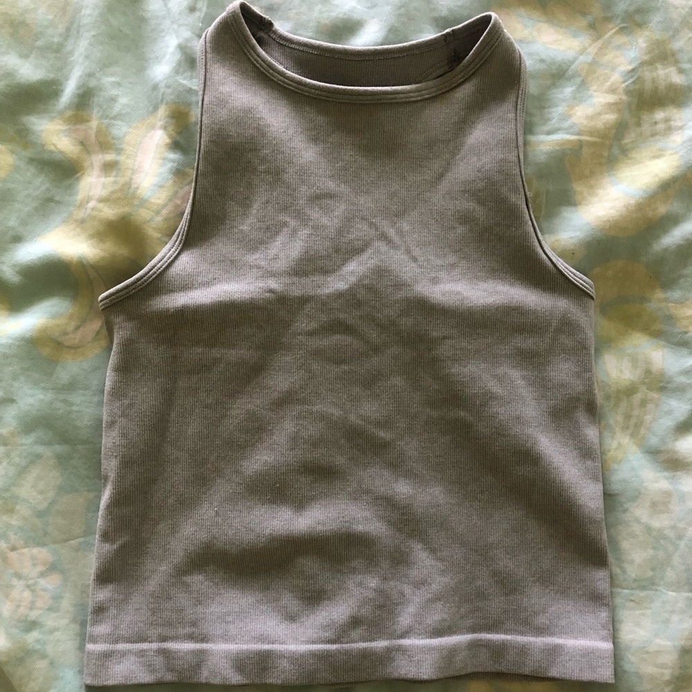 free people grey tank top - women’s extra small